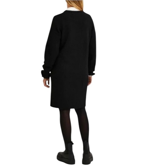 Selected Femme Juma Long Sleeve Knit Wool Dress- Size Small - Picture 5 of 15